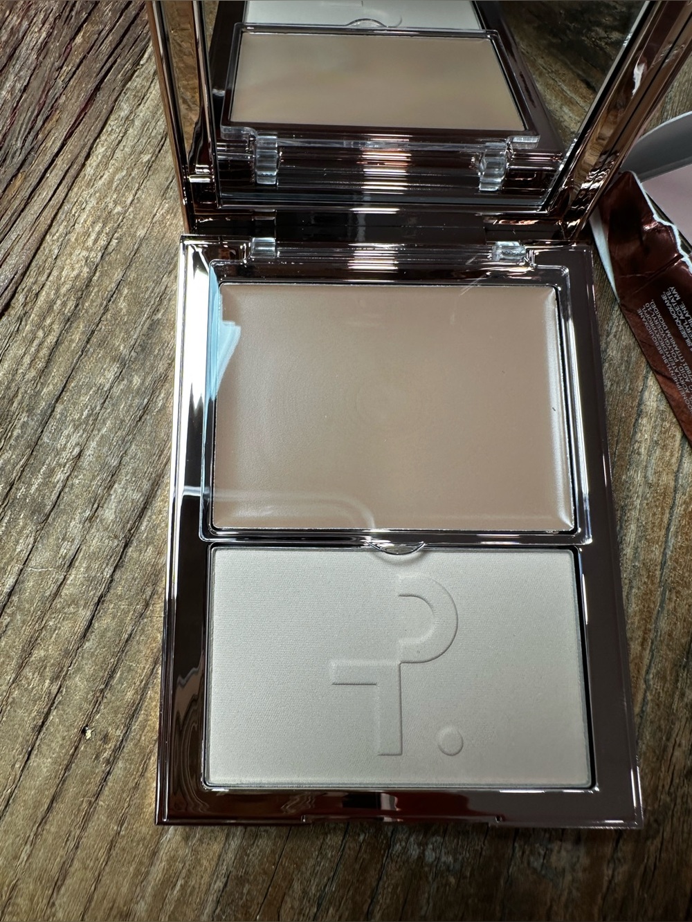 Patrick Ta Dual Finish Face Palette - Beige & Pearl - Picture 2 of 6